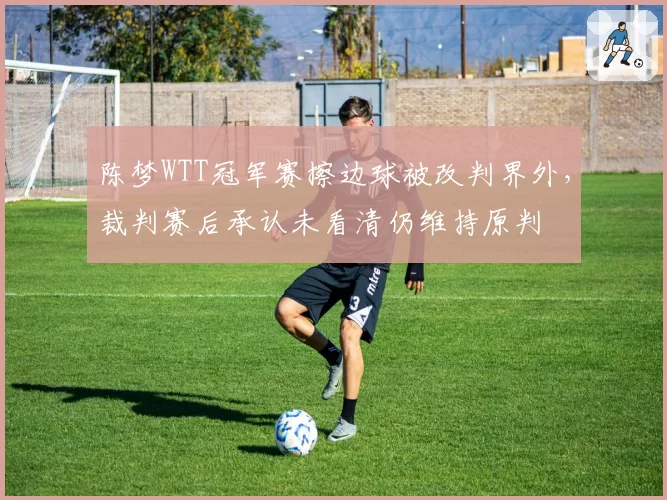 陈梦WTT冠军赛擦边球被改判界外，裁判赛后承认未看清仍维持原判